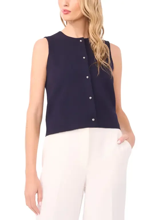 Knit Vest in Baritone Blue by halogen(r)