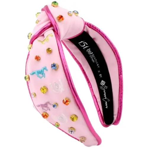 Brianna Cannon 151st Kentucky Derby Rainbow Horses Headband by Brianna Cannon