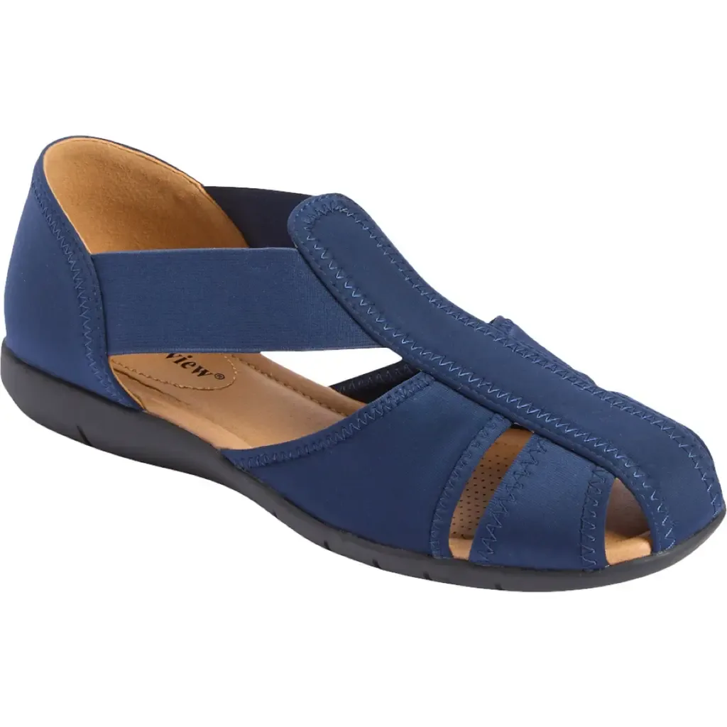 The Cheryl Stretch Neoprene Flat by Comfortview