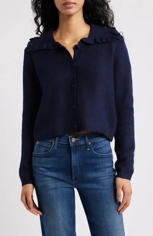 Carmello Frill Collar Cardigan by Petal & Pup