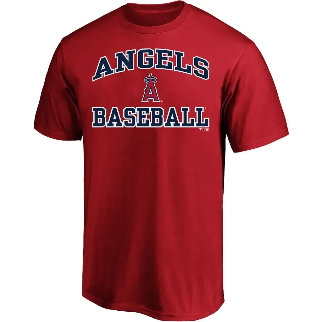 Profile Red Los Angeles Angels Heart & Soul T-Shirt by PROFILE