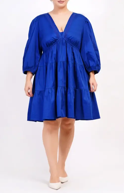 Zariah Empire Waist Mini Dress by Leota