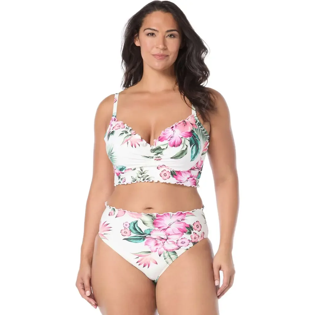 Lavish Crop Swim Top D-Cup by COCO REEF