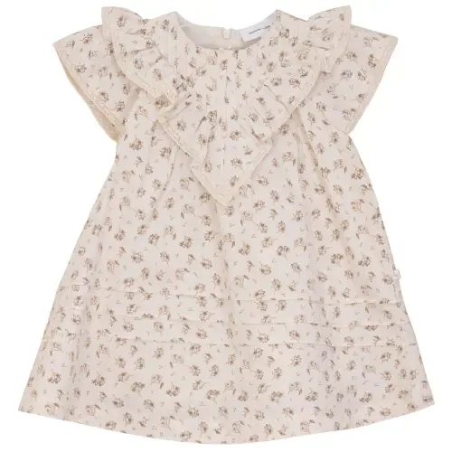 Printed V-Shape Yoke Jumper Dress by Charlotte & George