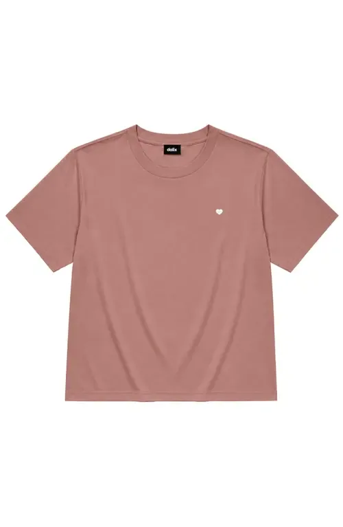 Lil Heart Relaxed Midweight Jersey Tee by Dalix