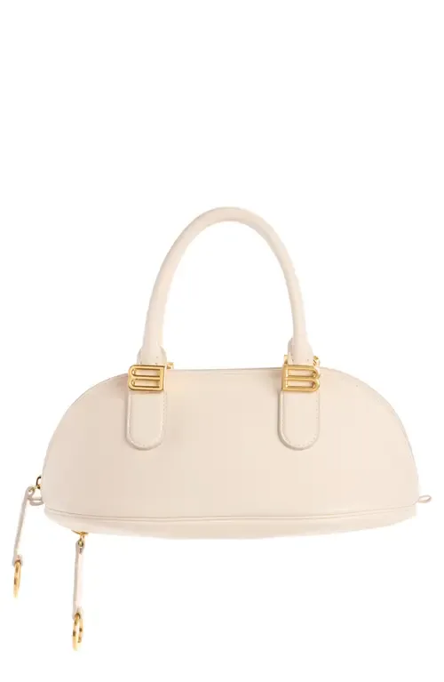 Mini Bolero Leather Bowling Bag by Balenciaga