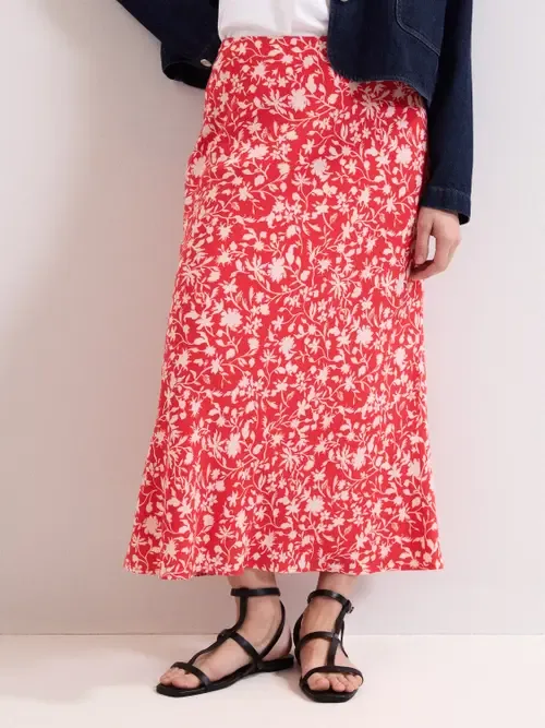 Floral Midi Skirt