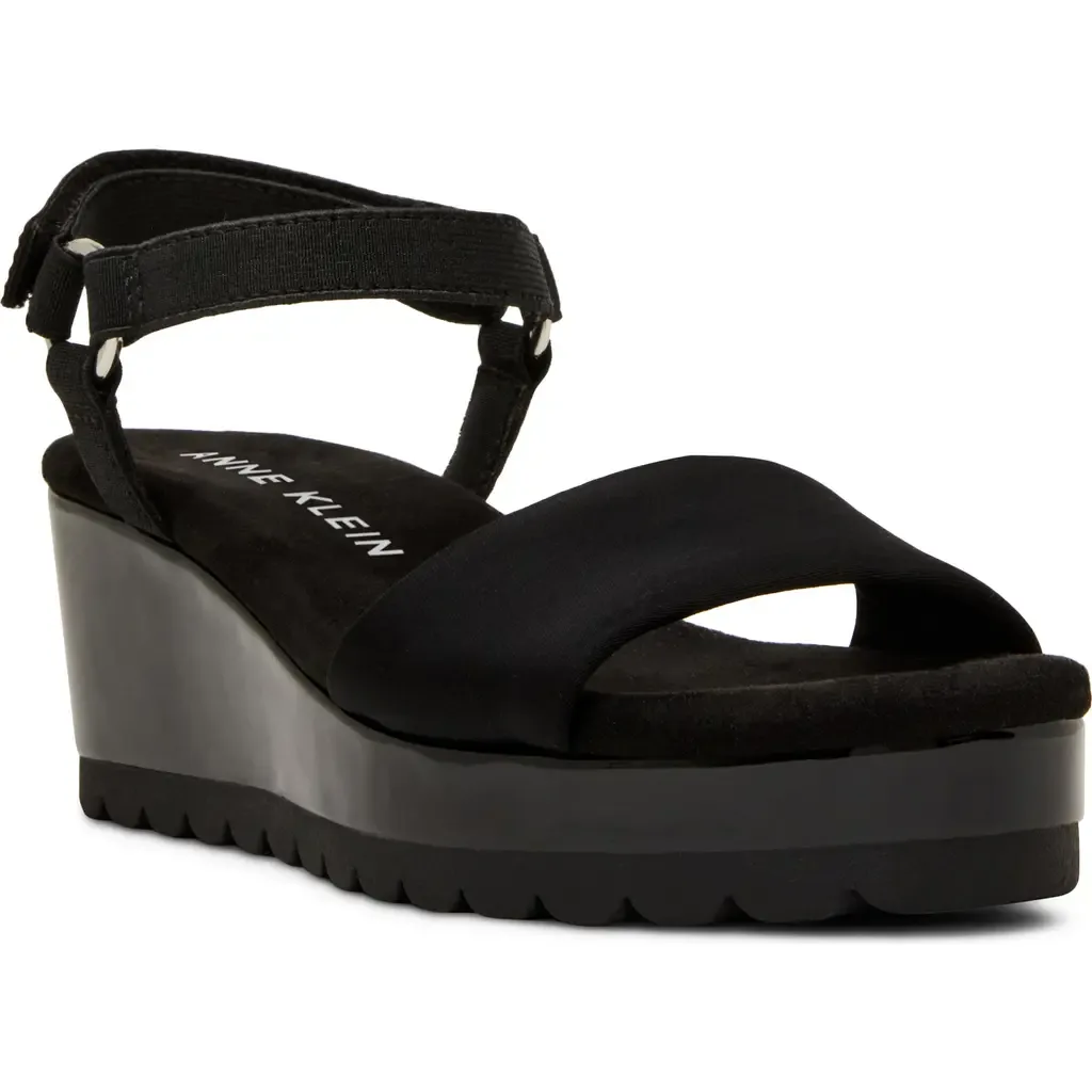 Natasia Platform Wedge Sandal by Anne Klein