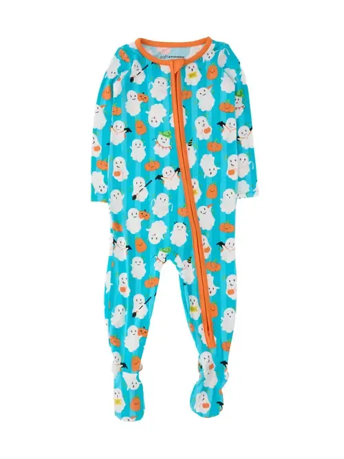 SoftSnooze One Piece Footie Pajamas by RuffleButts