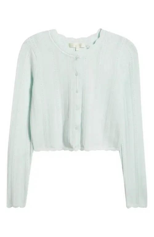 Nadiya Pointelle Cardigan by LoveShackFancy
