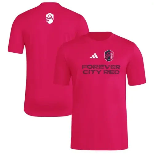 Adidas Pink St. Louis City SC 2025 Jersey Hook Aeroready T-Shirt by adidas