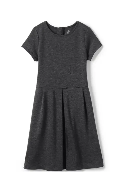 Short Sleeve Ponte Dress by Lands' End