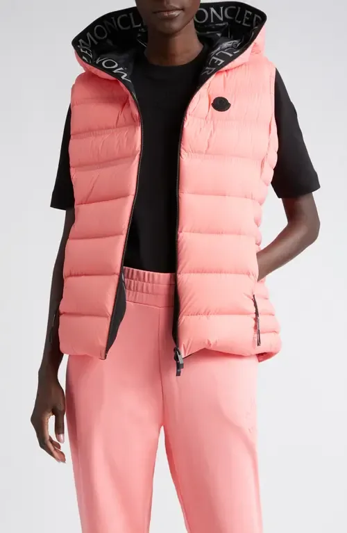 Aliterse Down Hooded Vest by Moncler