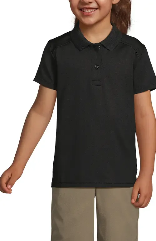 School Uniform Short Sleeve Feminine Fit Rapid Dry Polo Shirt by Lands' End