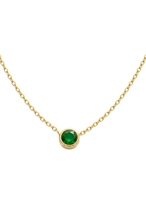 Birthstone Pendant Necklace by Argento Vivo Sterling Silver