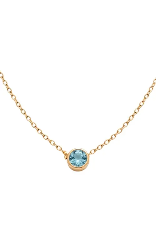 Birthstone Pendant Necklace