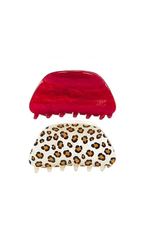 Cheetah Claw Clip Set by Frasier Sterling