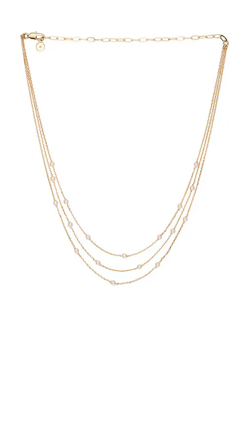 Perfect Stone Layered Necklace by Ettika