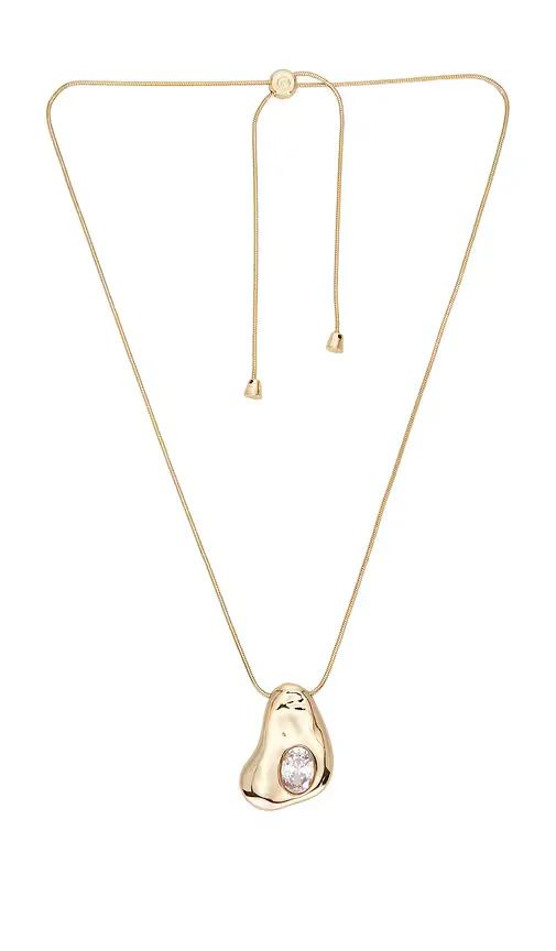 Molten Crystal Pendant Necklace by Ettika