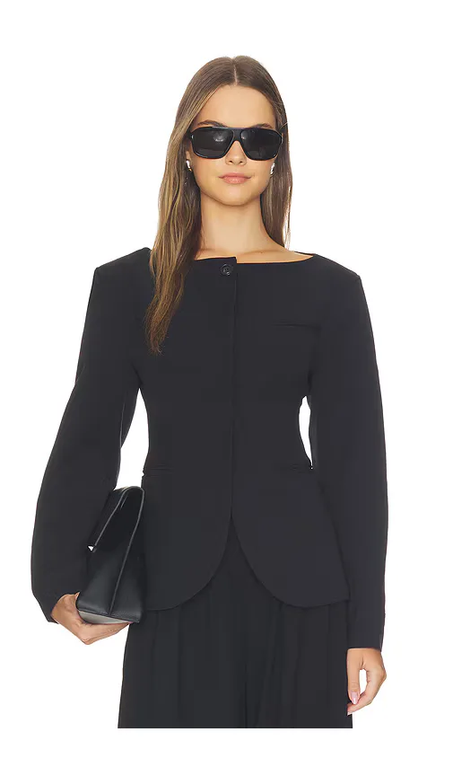Matteo Cinched Blazer by Source Unknown