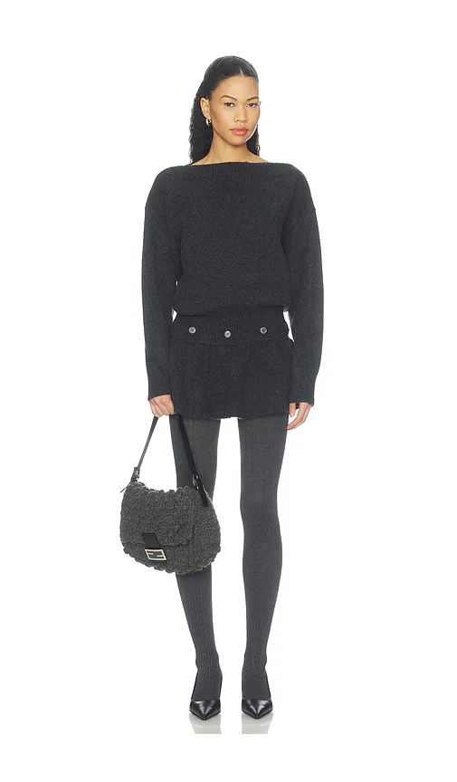Corinth Peplum Sweater by Source Unknown