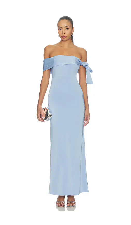 Skyla Off Shoulder Gown by MORE TO COME