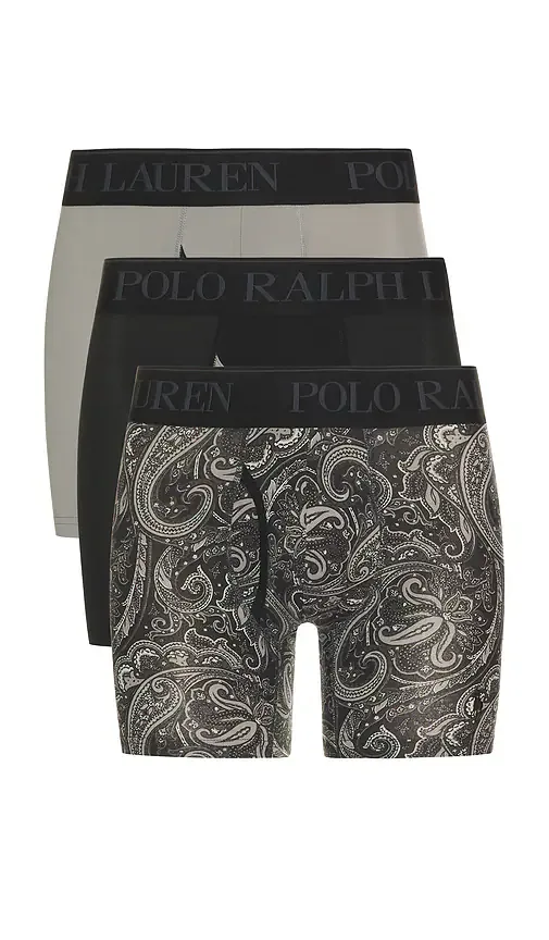 4D Flex Cooling Microfiber Boxer Brief 3 Pack by Polo Ralph Lauren
