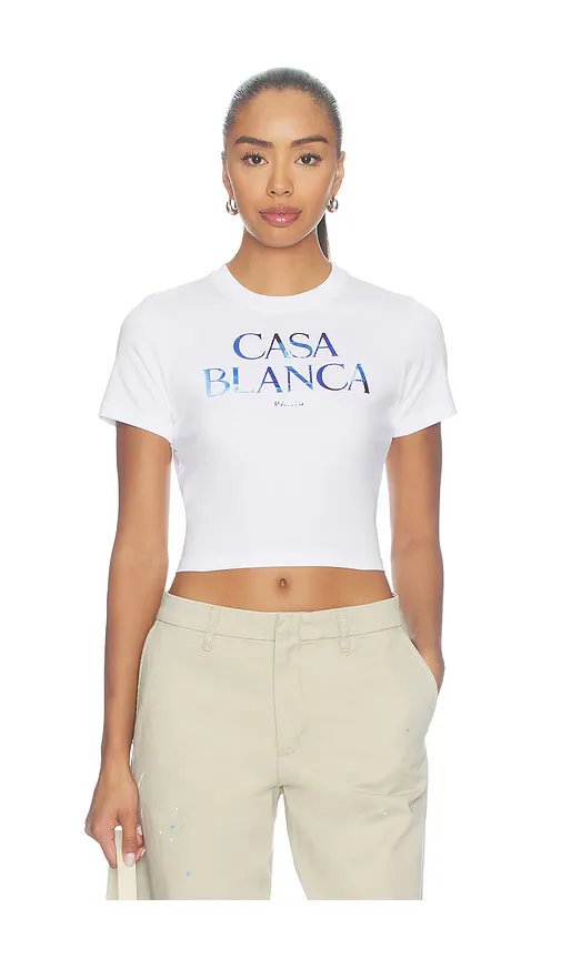 Cropped Baby Tee by Casablanca