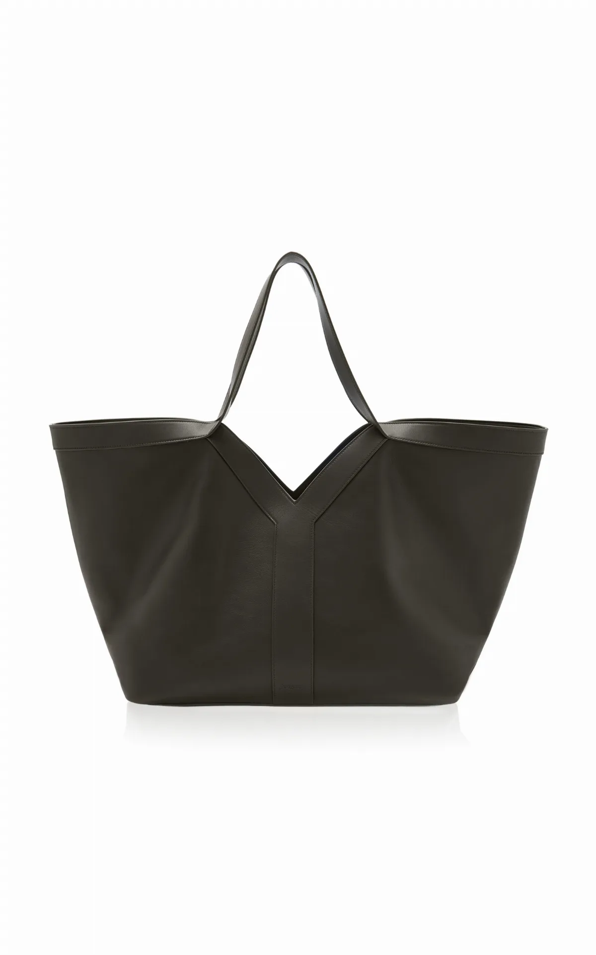 Large Y Leather Tote Bag by Saint Laurent