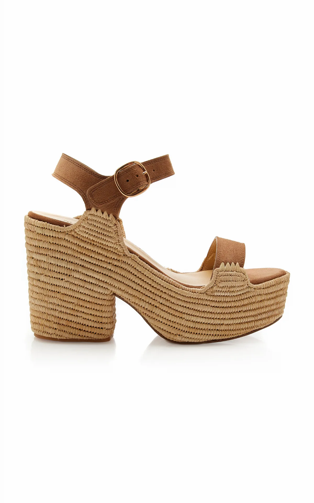 Sardis Suede-Trimmed Sandals by Gabriela Hearst