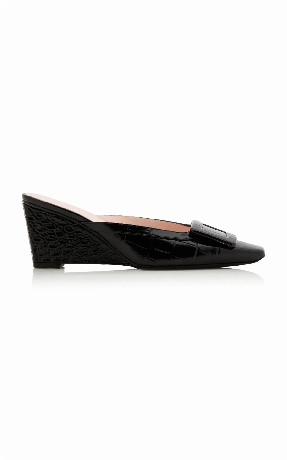 Belle Vivier Patent Leather Mules by Roger Vivier
