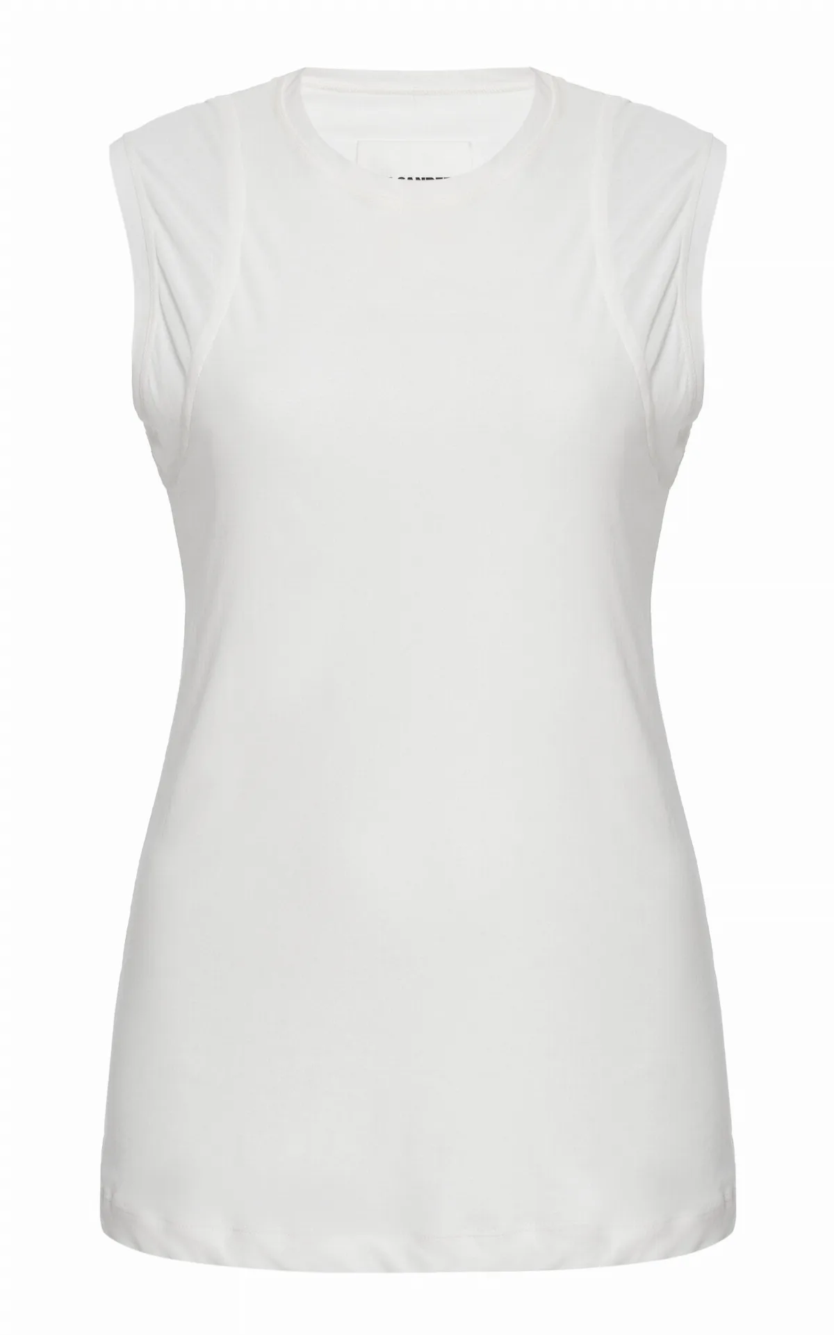 Cotton Double Layer Tank by Jil Sander