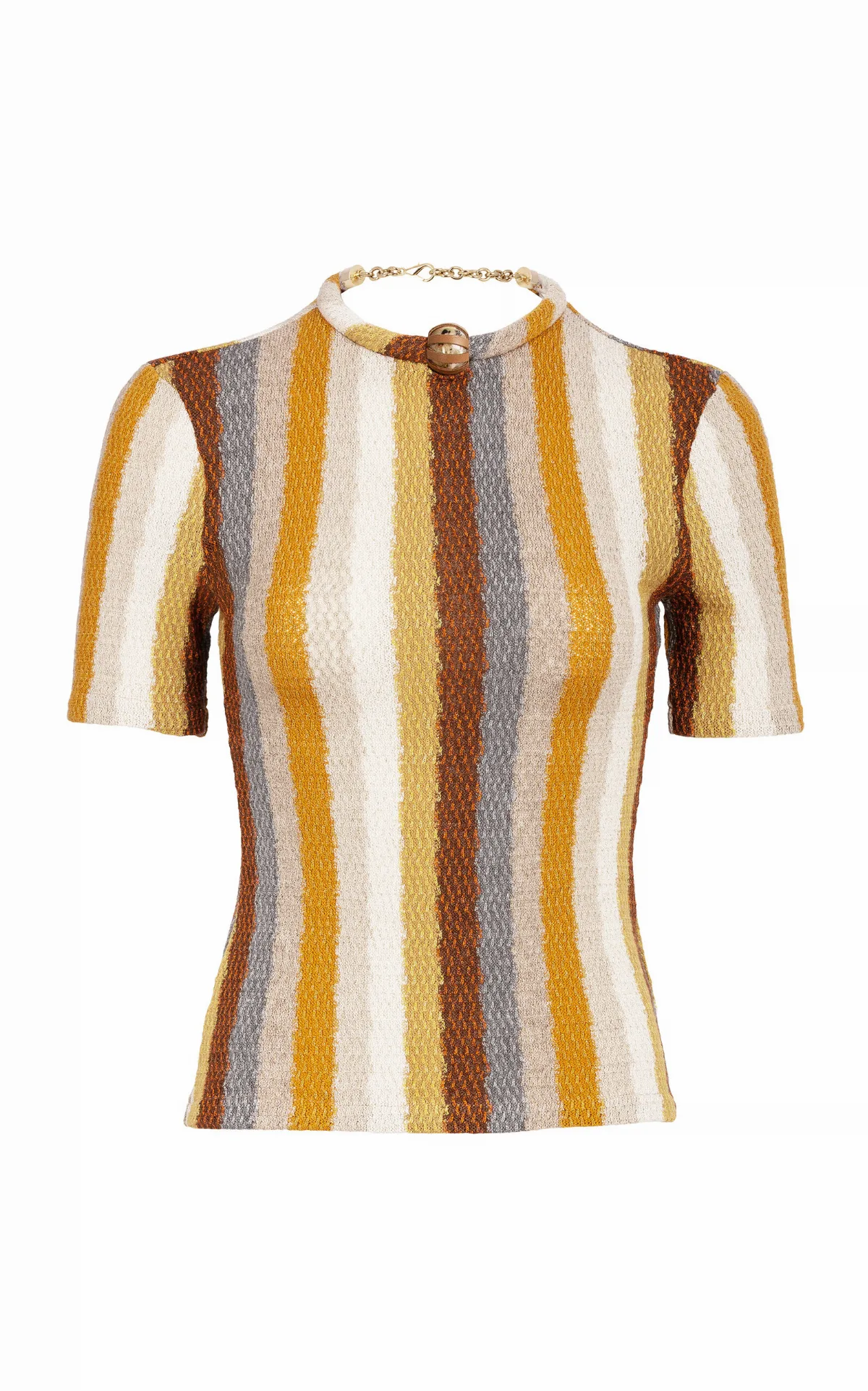 Varinia Jewel-Detailed Knit Shirt by Silvia Tcherassi