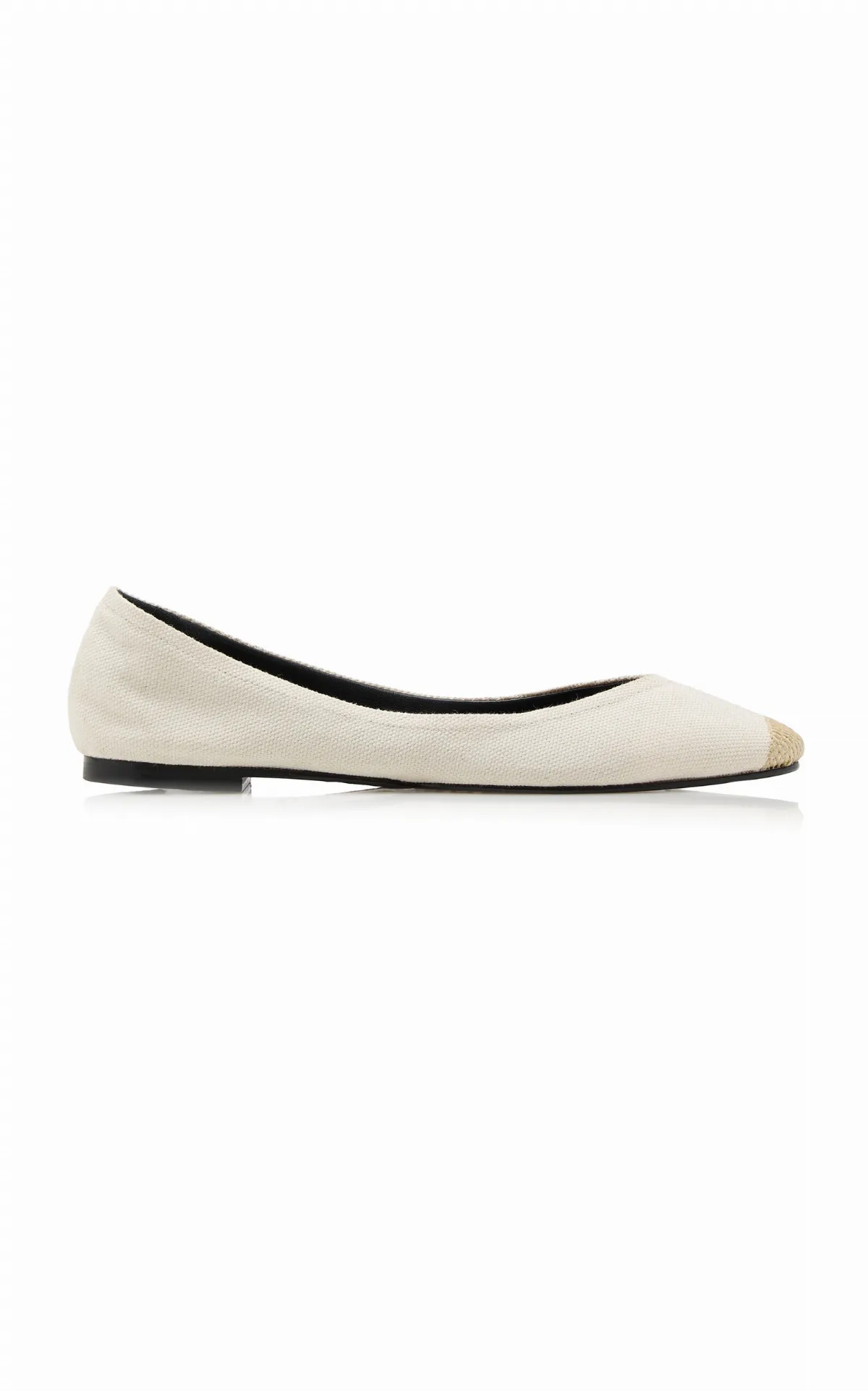 The Ovalo Canvas Ballet Flats