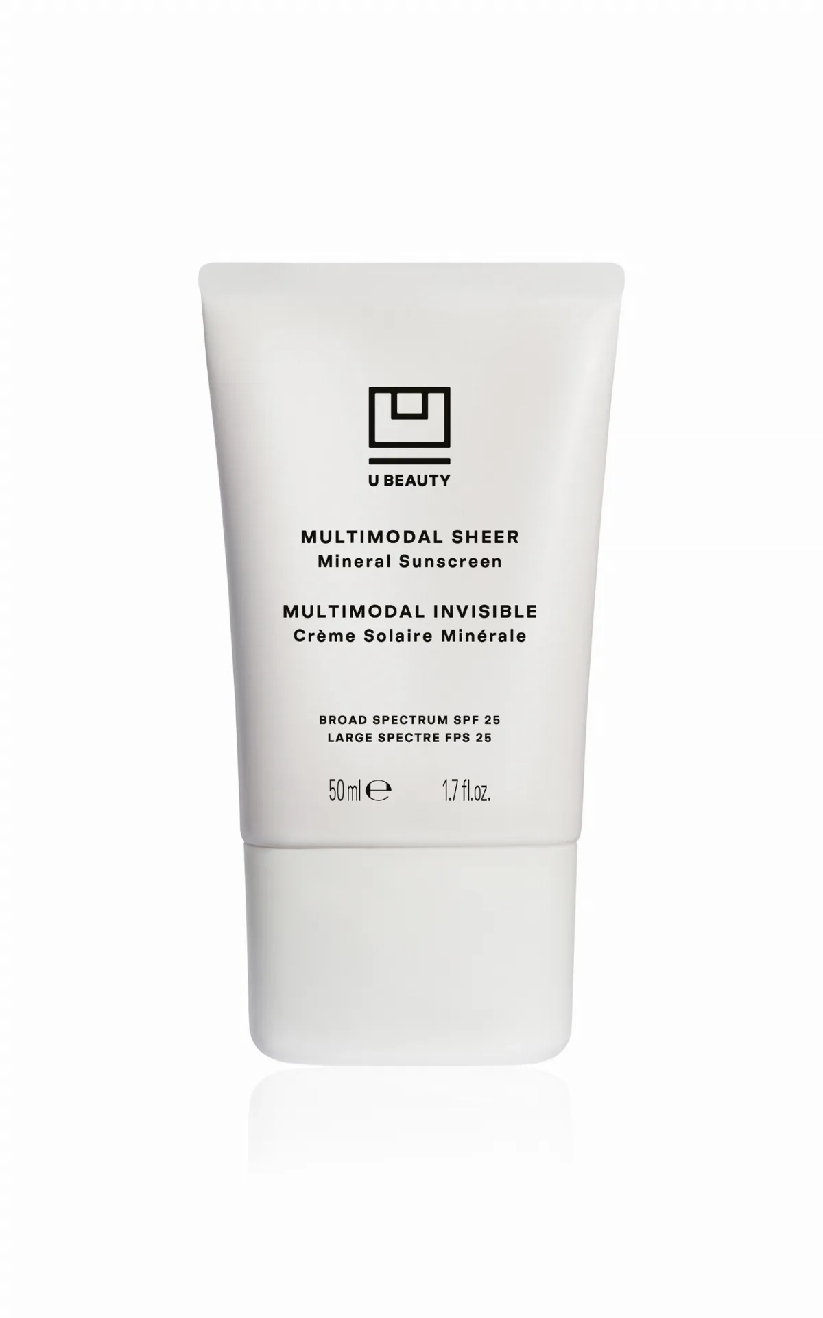 Multimodal Sheer Mineral Sunscreen SPF 25 by U Beauty
