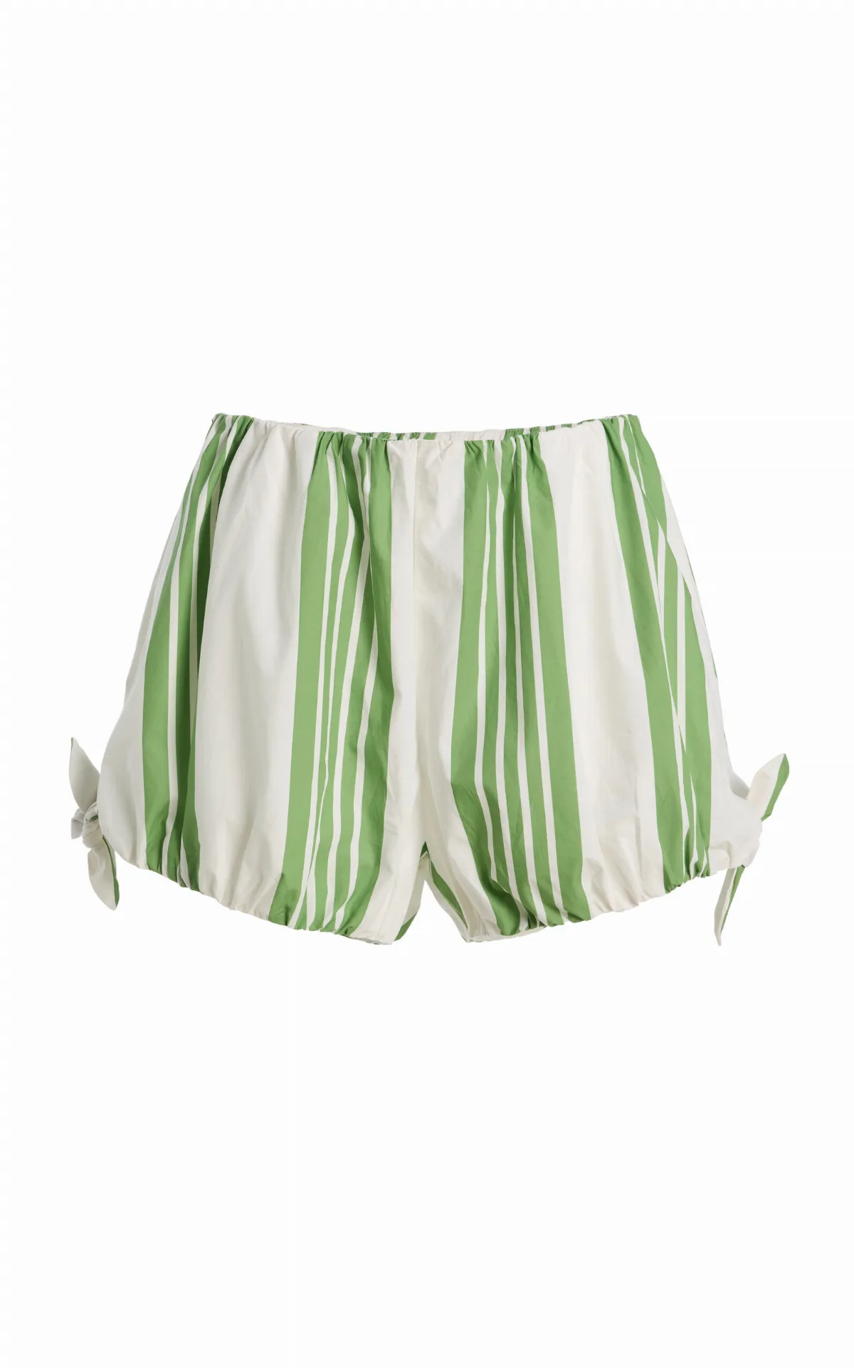La Isla Rosie Striped Cotton Shorts by Posse