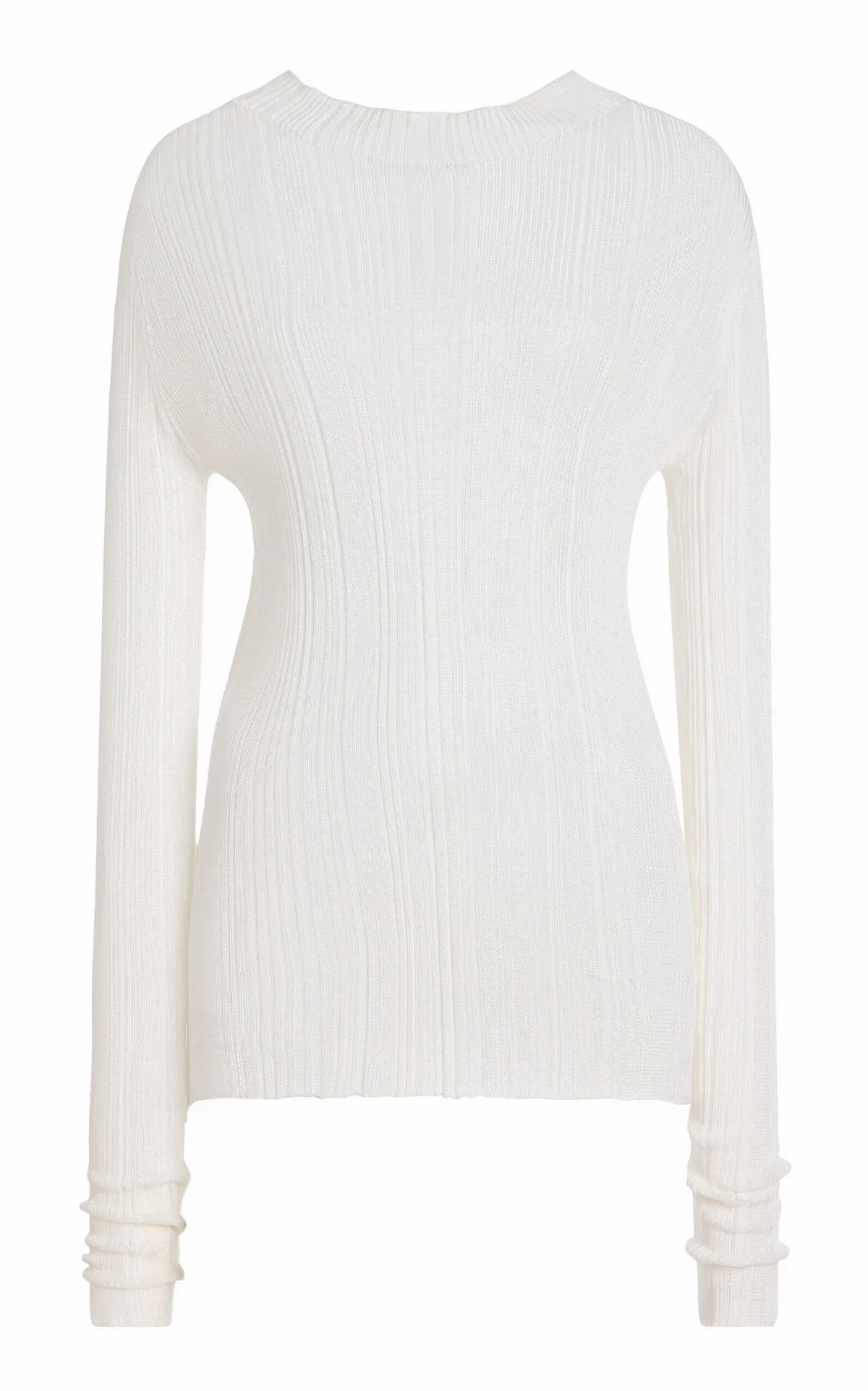 Aveda Knit Silk Mock-Neck Top by Gabriela Hearst