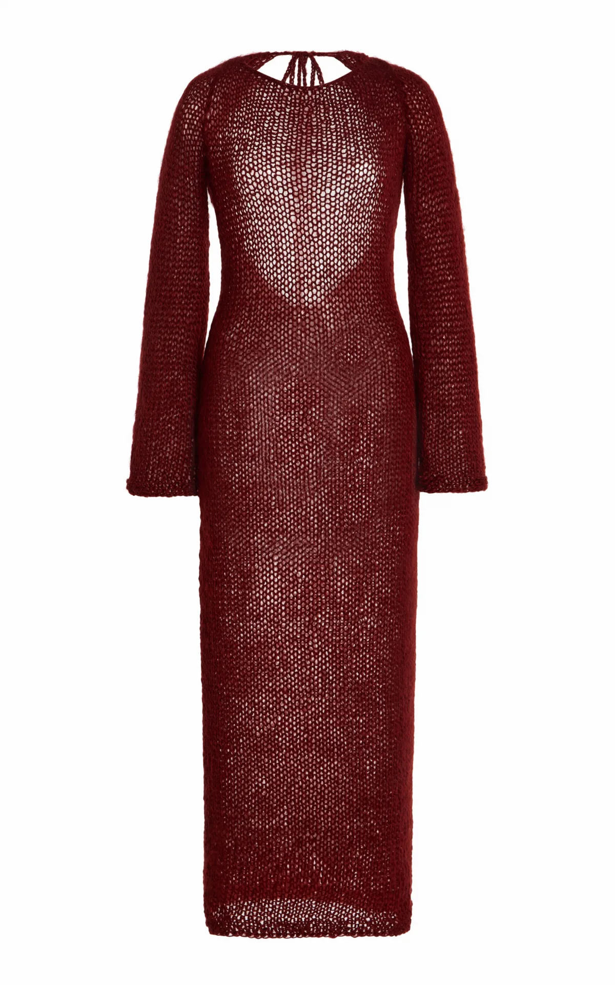 Kate Bell-Sleeve Knit Maxi Dress by Nia Thomas