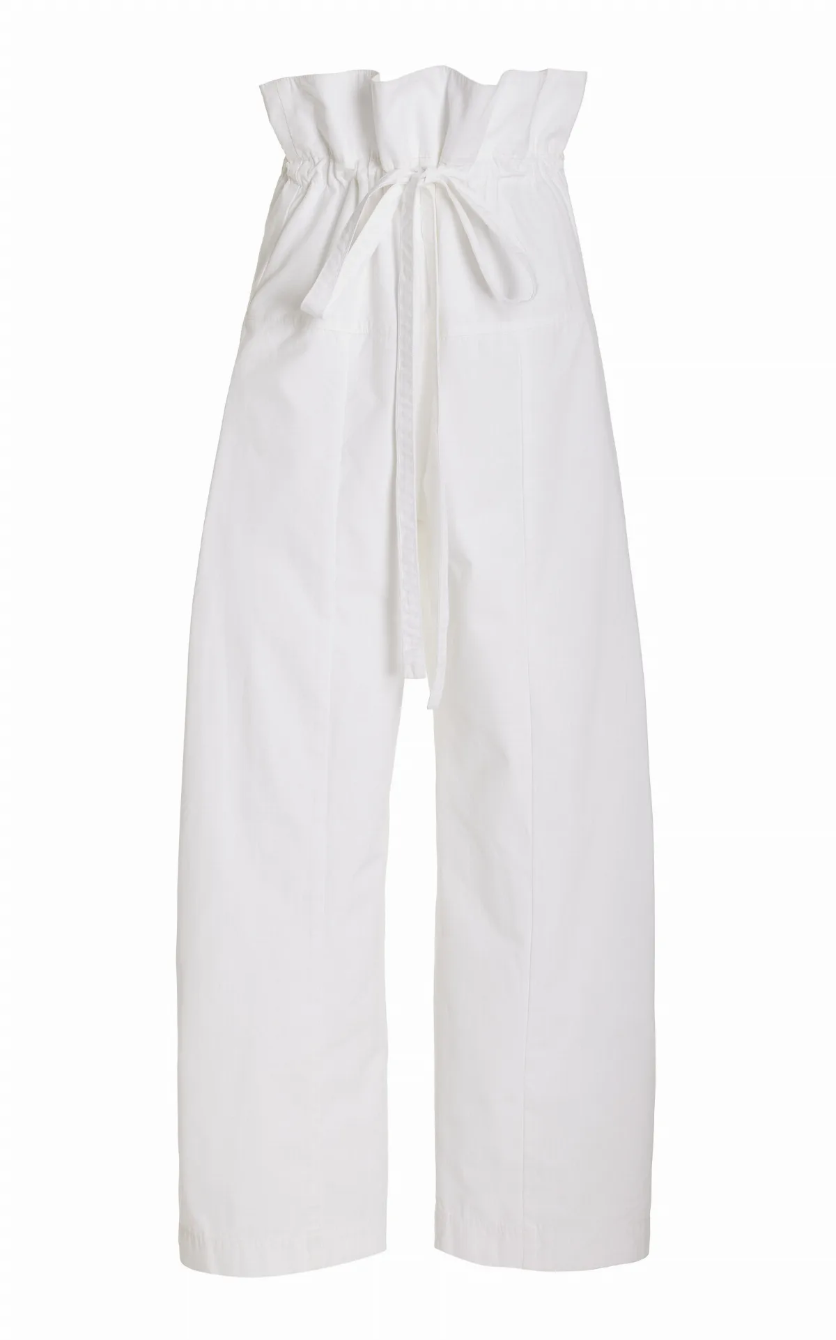 Drawstring Cotton Fisherman Pants by Matteau