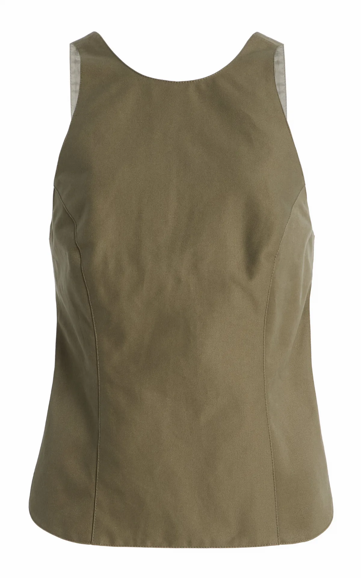 The Backless Cotton-Twill Top by Alfie