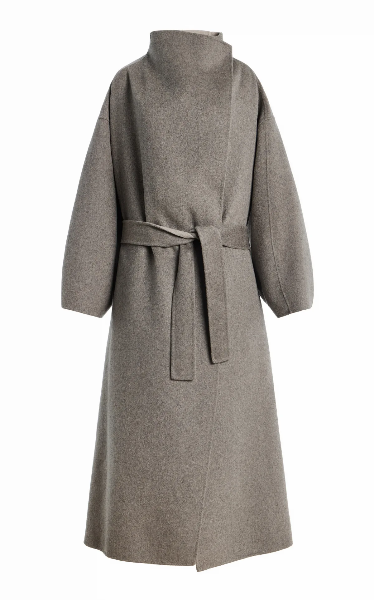 Leroy Reversible Funnel-Neck Wool-Blend Coat by The Frankie Shop