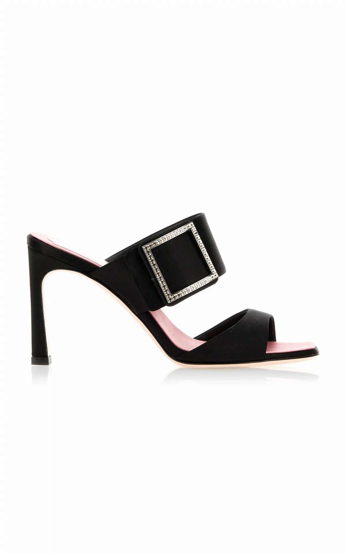 Trompette Satin Mules by Roger Vivier