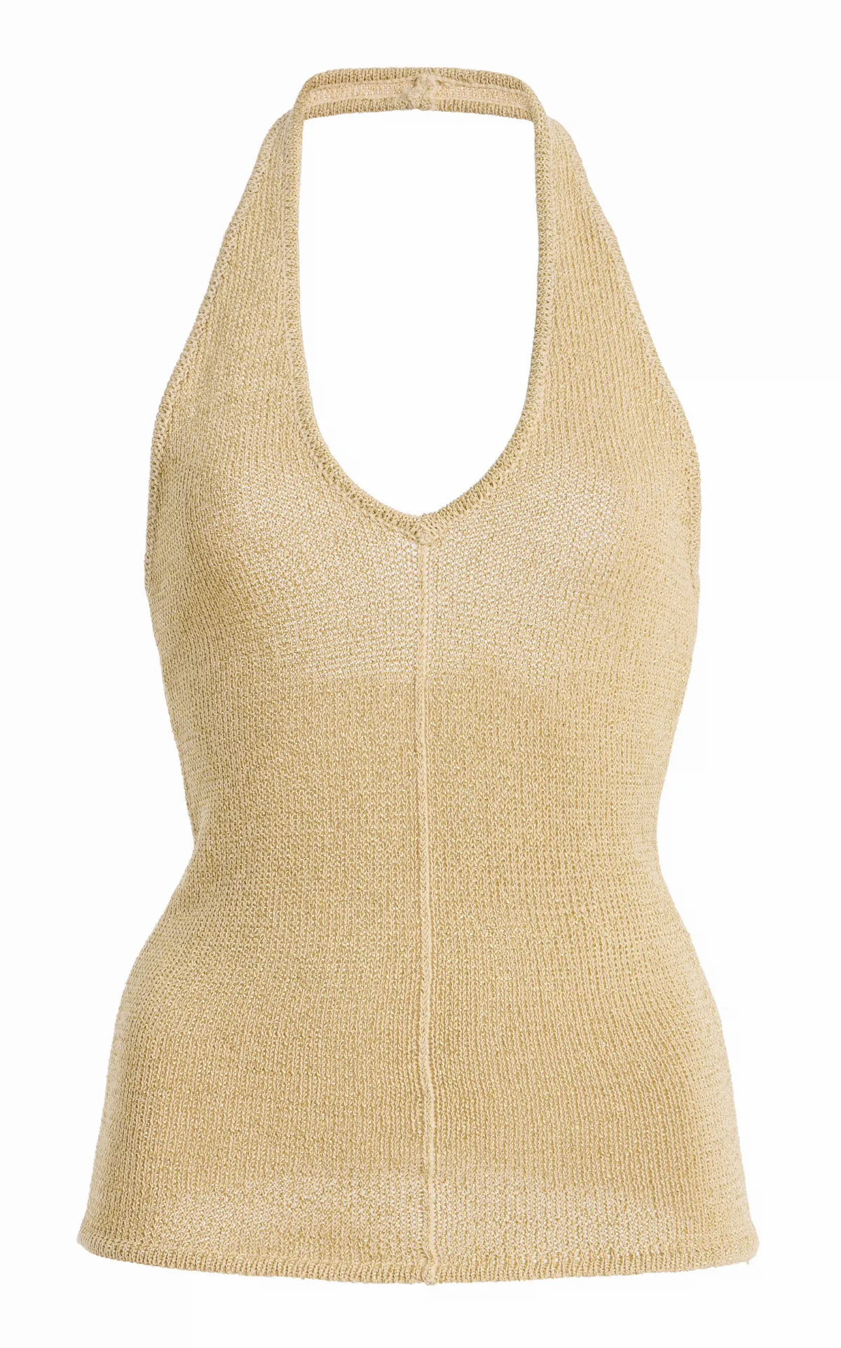 La Isla Lurex Knit Halter Top by Zulu & Zephyr