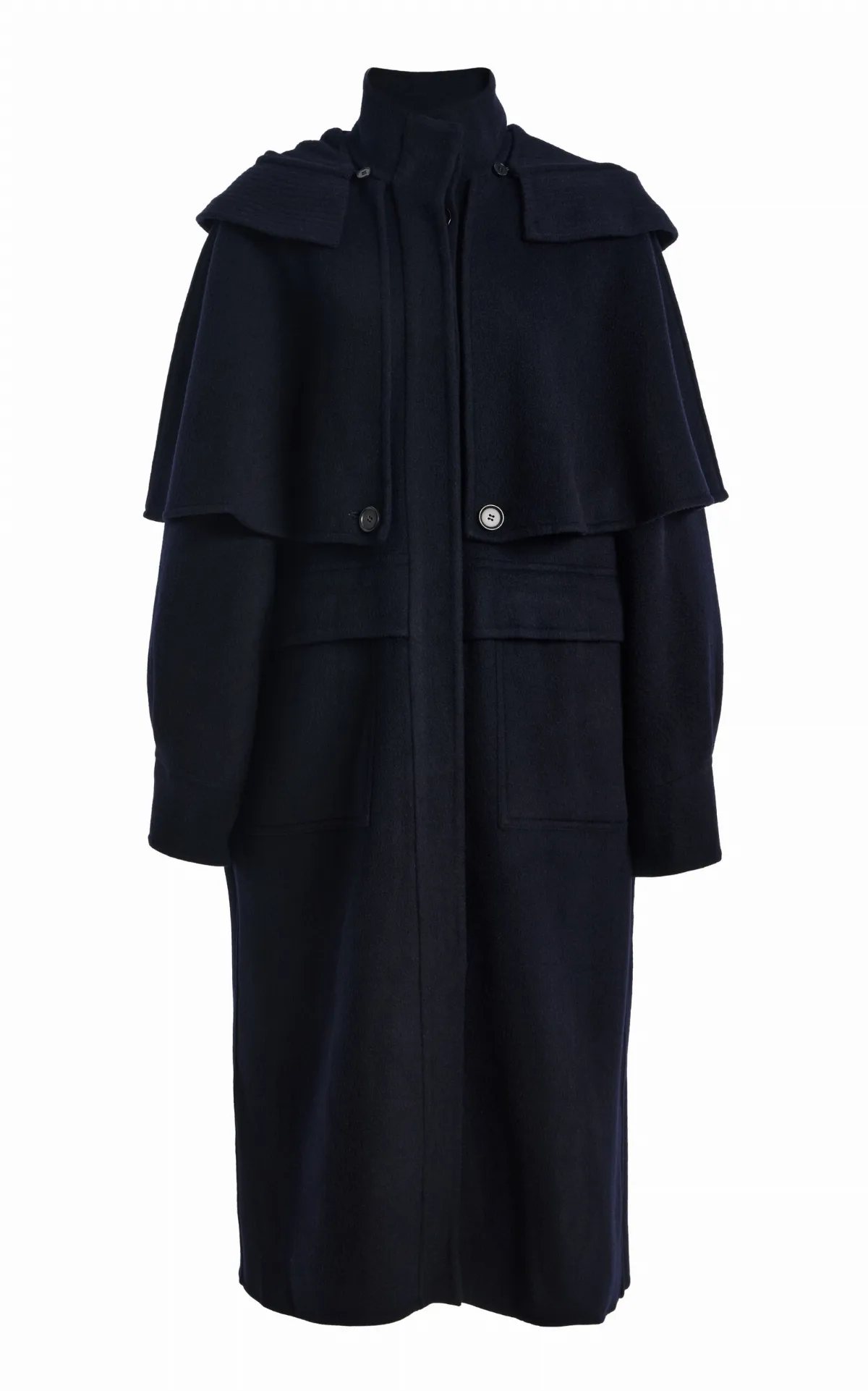 Lona Double-Faced Wool Hooded Coat by Sea