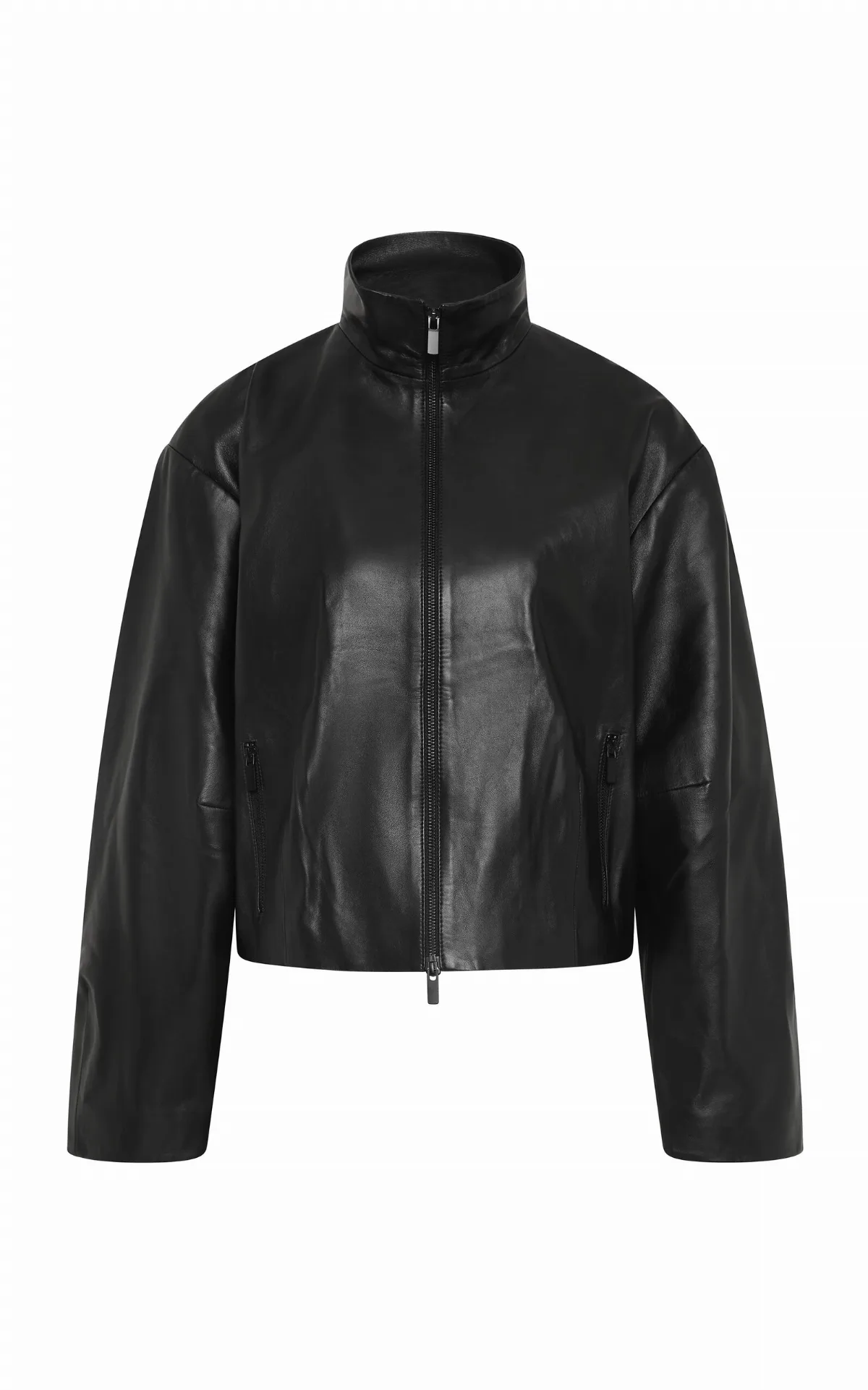 Zip Leather Jacket by St. Agni