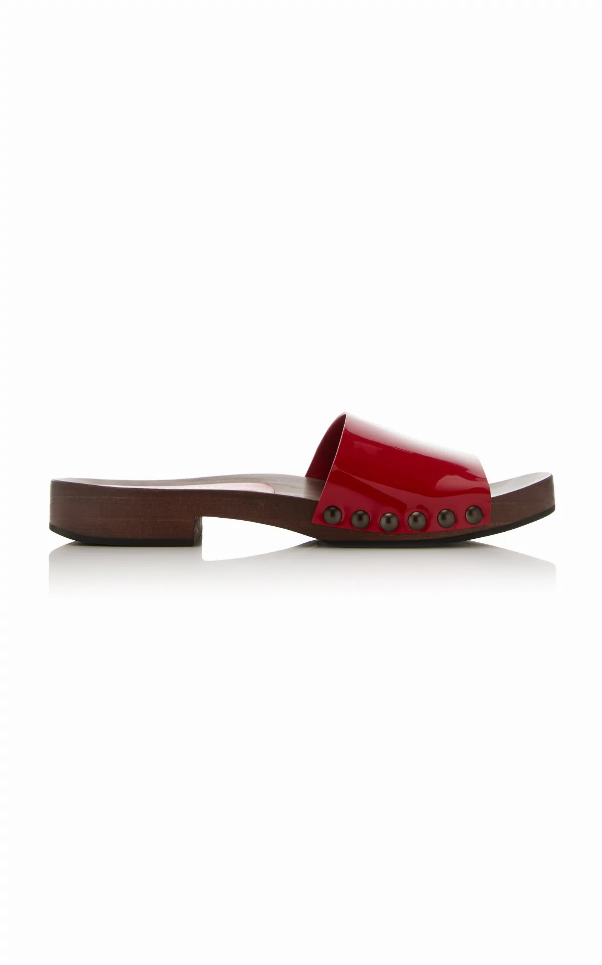 Patent Leather Clogs by Miu Miu