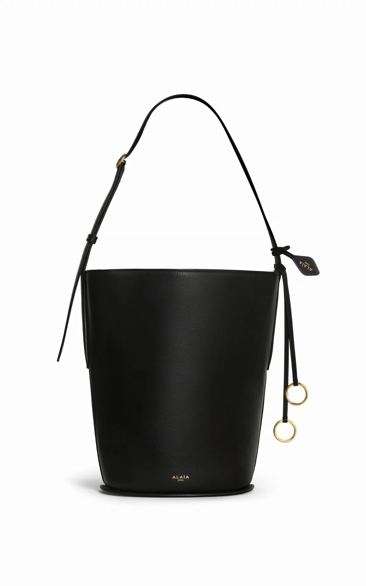 Leather Bucket Tote Bag by ALAÏA