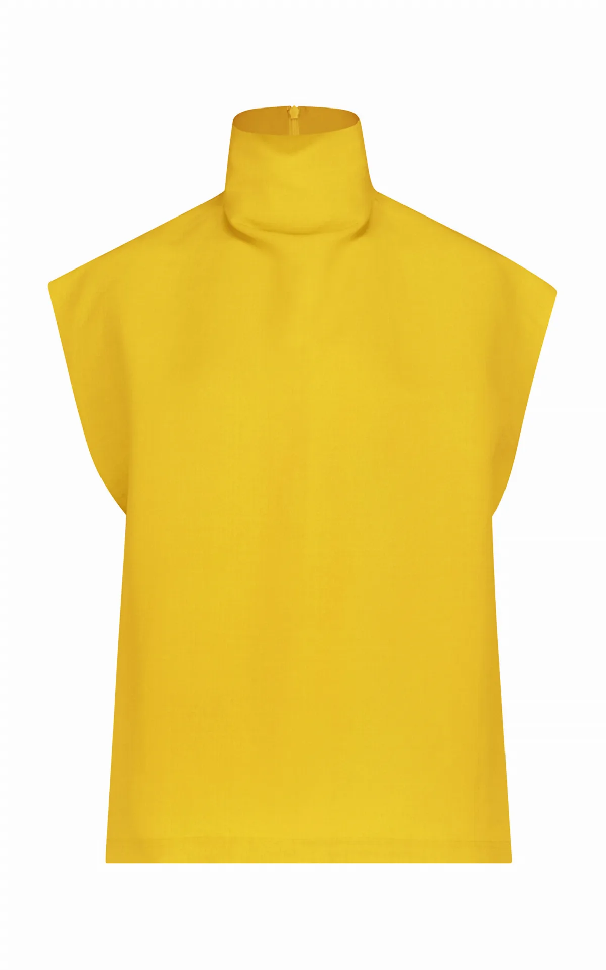 High-Neck Poplin Top by ALAÏA
