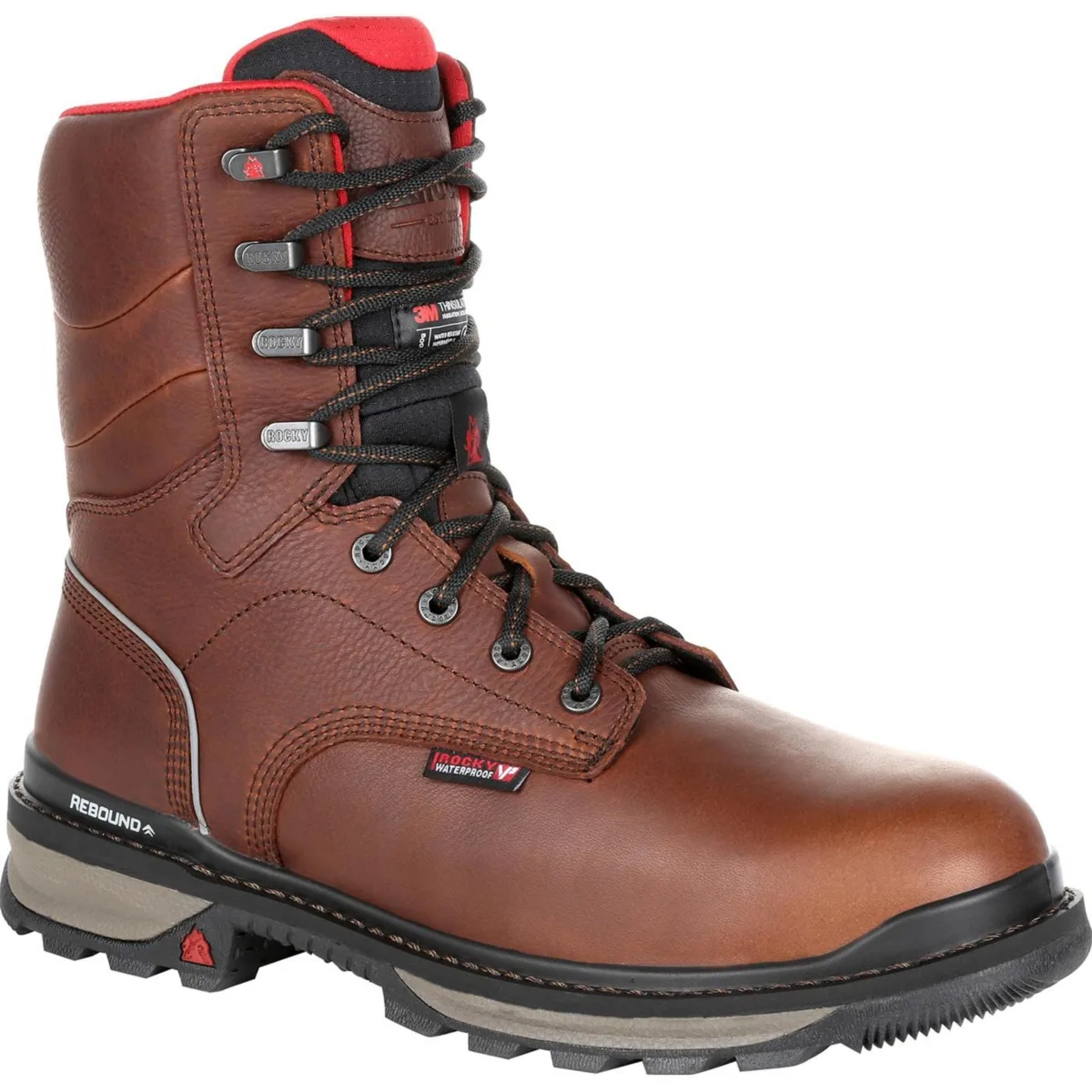 Rams Horn Composite Toe Waterproof 800G Insulated Work Boot by Rocky