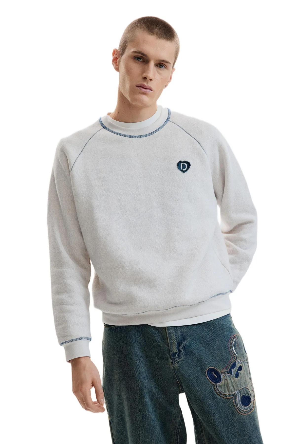 Basic Cotton Sweatshirt by Desigual